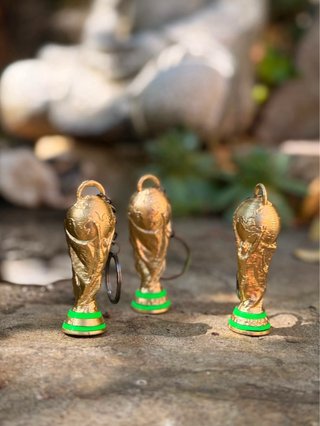 Llavero Copa del Mundo Dorada
