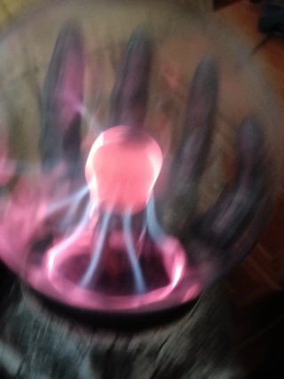 Lámpara de mano de cristal
