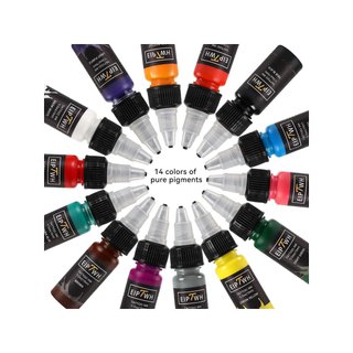 EIPTWH tinta tatuajes 14 colores duraderos