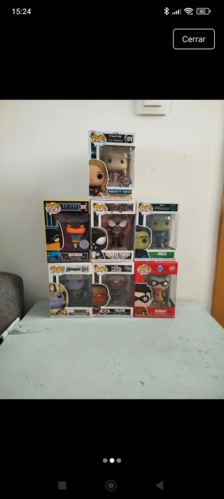 Lote Funko Pop Superhéroes Marvel DC