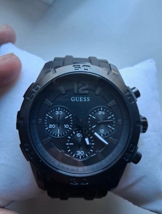 Reloj Guess Cronógrafo Negro U1350G2M