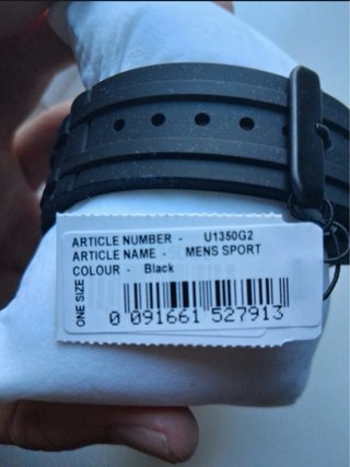 Reloj Guess Cronógrafo Negro U1350G2M
