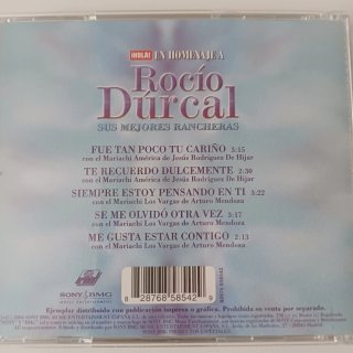 CD Rocio Durcal - Sus Mejores Rancheras