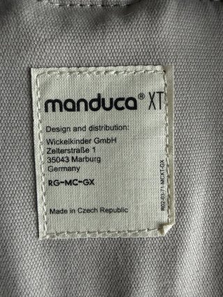 Mochila Portabebé Manduca XT Gris