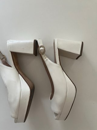 Sandalias de piel Pedro Miralles Blancas