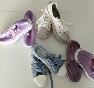 Deportivas mujer lona y malla