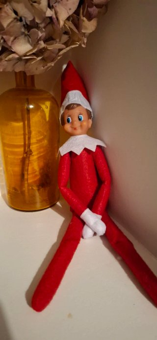 Elfo de Navidad Rojo