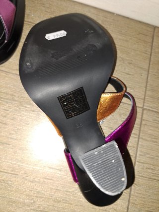Sandalias Noa Harmon Marrón y Morado Talla 8cm