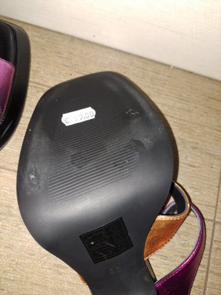 Sandalias Noa Harmon Marrón y Morado Talla 8cm