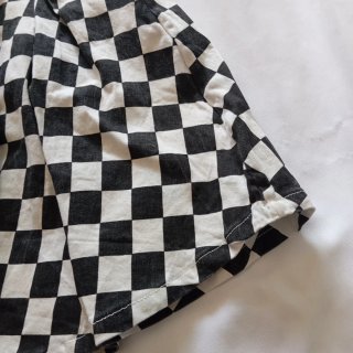 Falda cuadros blanco y negro