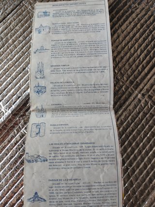PLANO GUIA DE BARCELONA.