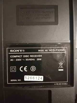 Minicadena Sony MP3