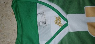 Camiseta Kappa Verde y Blanca Talla M Betis