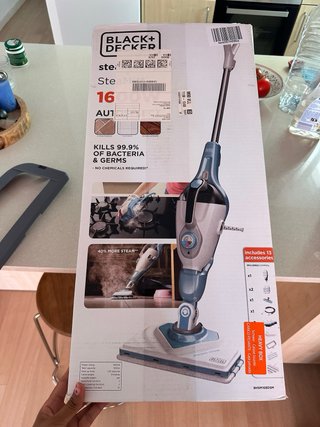 Vaporeta BLACK+DECKER 1600W + 13 Acc.