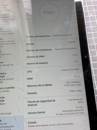 Tablet Huawei MediaPad M5 Plata