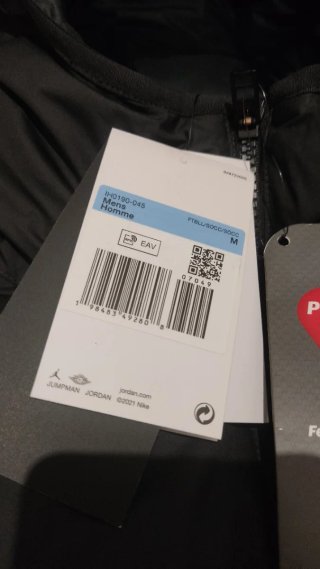 Abrigo Plumas PSG Nike Negro Edición Jordan