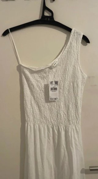 Vestido blanco de talla única