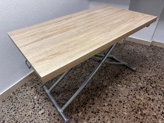 Mesa centro convertible comedor madera