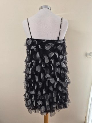 Twinset Mini Abito Tulle Balze XS