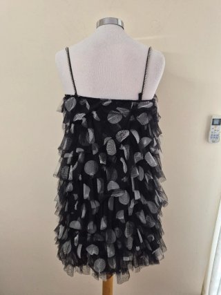 Twinset Mini Abito Tulle Balze XS