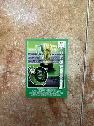 Carta Campeón Xbox LaLiga 469 BIS