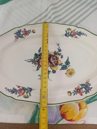 Fuente ovalada Villeroy & Boch floral