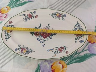 Fuente ovalada Villeroy & Boch floral