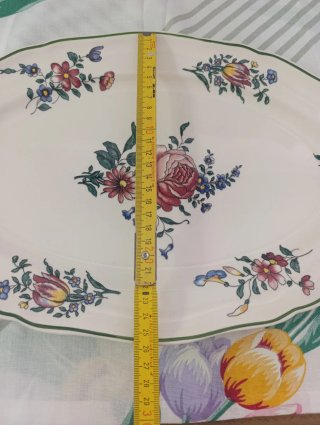 Fuente ovalada Villeroy & Boch floral