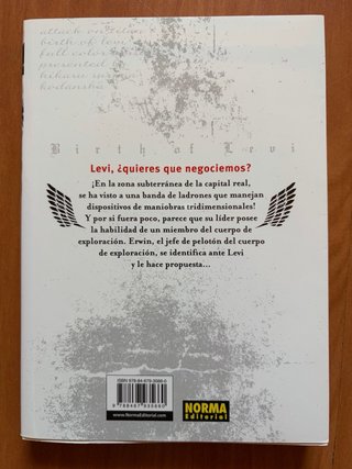 Manga 1 Ataque a los Titanes