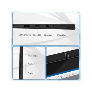 - Frunsi T11 Pro tableta dibujo digital portátil