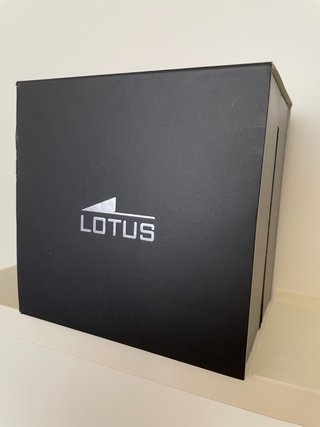 Estuche Caja Reloj Lotus Original Negra con funda