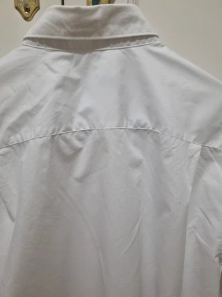 Camisa de vestir Mango Blanca Talla L 100% Algodón