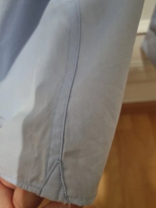 Camisa de vestir Mango Blanca Talla L 100% Algodón