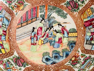 Gran vasija porcelana china montura francesa
