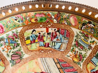 Gran vasija porcelana china montura francesa