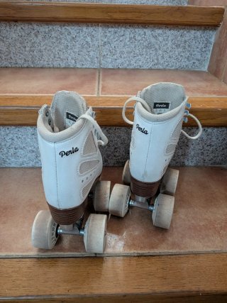 Patines blancos SOLOS talla 28