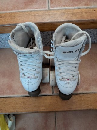 Patines blancos SOLOS talla 28