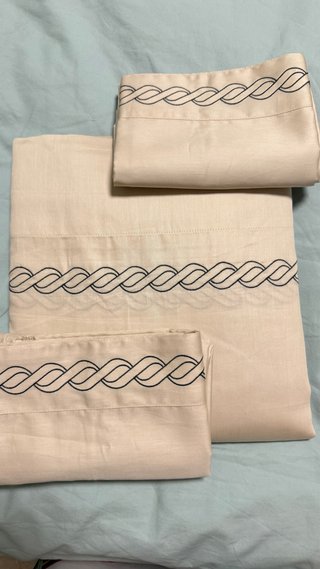 Lençol de cima Frette com 2 fronhas