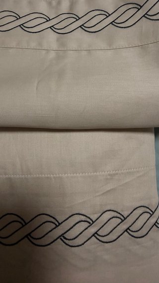 Lençol de cima Frette com 2 fronhas