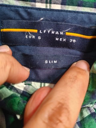Camisa cuadros Lefties Talla S