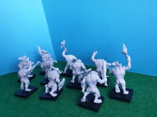 Orcos salvajes estilo Warhammer