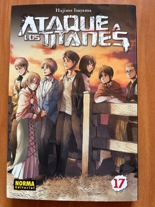 Manga 17 Ataque a los Titanes