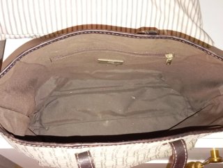 Bolso Carolina Herrera Beige y Marrón