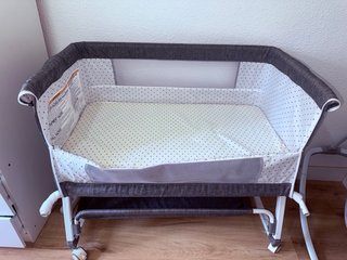 Minicuna colecho poco uso + colchón nuevo