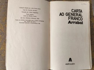 Libro "Carta al general Franco"