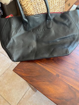 Bolso Prada Negro Polipiel suave