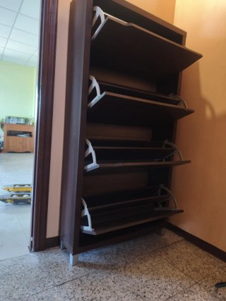 Zapatero Wengue 80cm Fondo 23.5cm