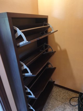Zapatero Wengue 80cm Fondo 23.5cm