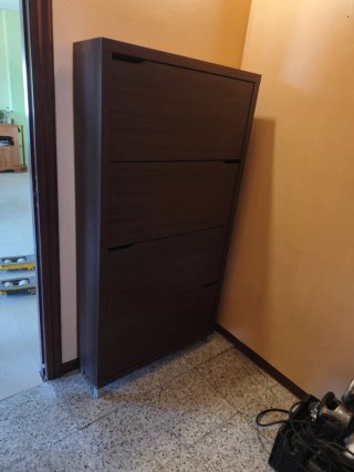 Zapatero Wengue 80cm Fondo 23.5cm