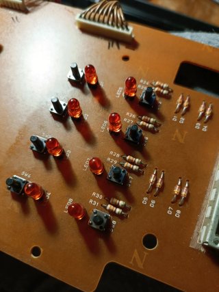 Botones Korg M1 - Restauración